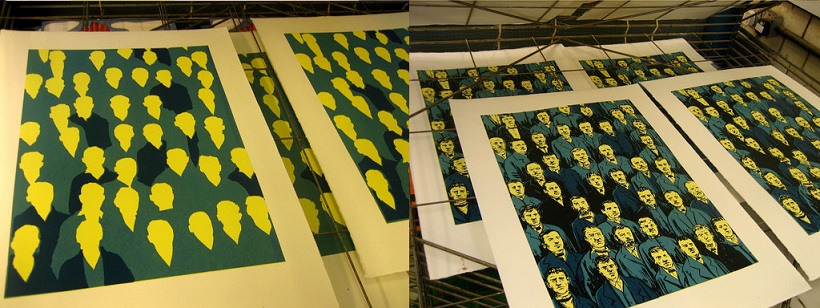 Screen print artwork