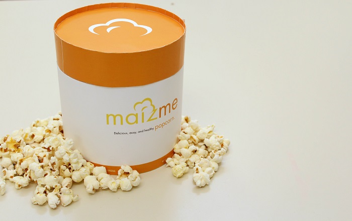 Maizme Popcorn packaging
