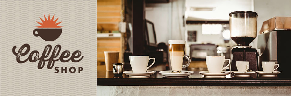 Coffee shop logo