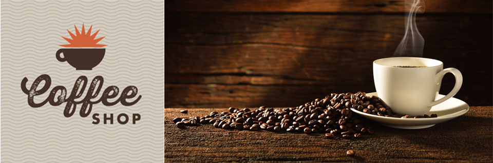 Coffee shop logo
